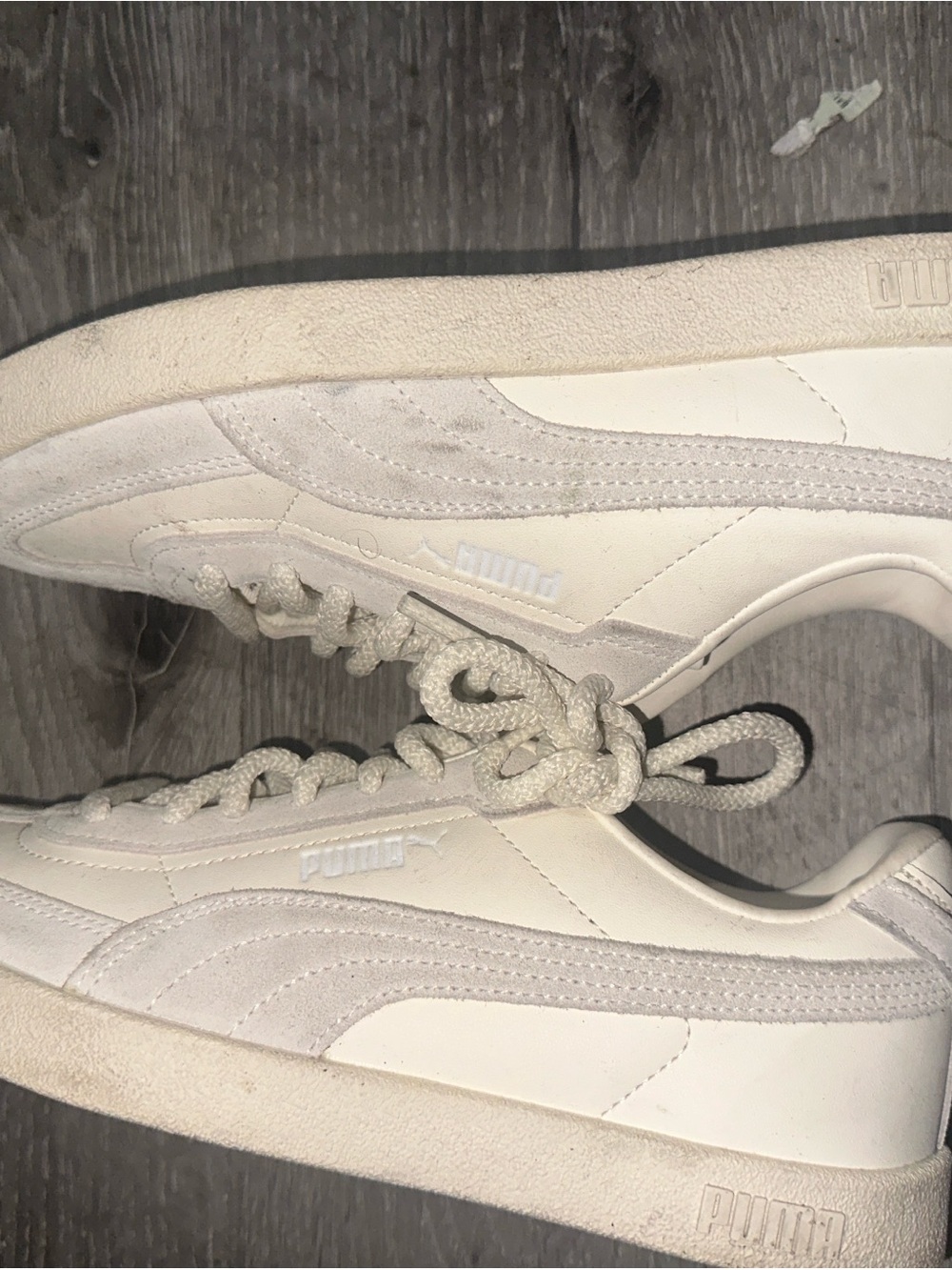 Puma Women's Low-Top Sneakers in Cream - Picture 5 of 8